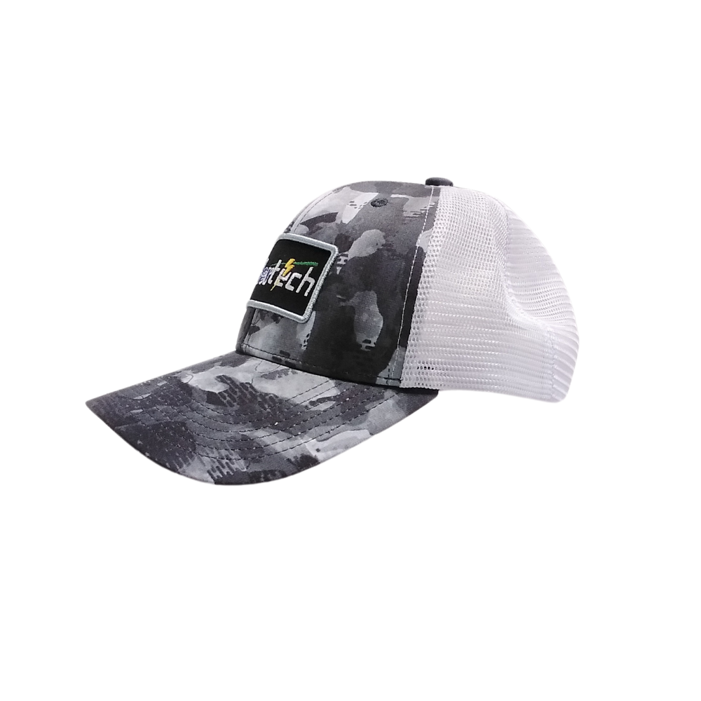 Millertech Trucker Snapback Hat / Dark Gray Camo - Miller Tech